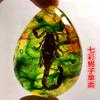 Colgante de Ámbar con Espécimen de Insecto Real Ámbar Insecto Gota de Agua con Forma de Insecto Escorpión Mariposa Abeja Flor Ámbar Transmisión en Vivo Venta al por Mayor
