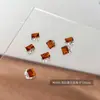 Aleación Mariposa Arte de Uñas Pila Diamante Joyería Destello Largo Ángulo Recto Diamante Perla Pila Diamante Terminado Accesorios para Arte de Uñas Mayoreo