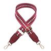 Nuevo bolso de nailon colorido con correa larga en contraste, accesorios, correa para el hombro, bolso cruzado para mujer, correa de hombro ancha y de peso reducido