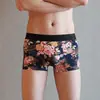 Roupa Íntima de Seda de Gelo Cueca Boxer Masculina Sem Marca Respirável Sexy Roupa Íntima para Estudantes Jovens Boxer Masculino de Verão Fino