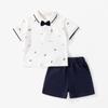 Conjunto de Verano para Niños 2026 Nuevo de Moda Bebé Verano Celebridad de Internet Polo Manga Corta Ropa Infantil Fresca y Elegante Ropa para Niños