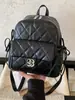 Mochila de Viaje para Mujer 2026 Nueva Moda Tendencia Patrón de Diamante Bolso de Hombro Gran Capacidad Versátil Multifuncional Mochila para el Trabajo