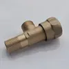 Válvula de ángulo de cobre completo válvula angular de latón lavabo lavabo para verduras lavabo válvula de control de presión válvula reductora de presión
