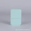 Espejo pequeño transfronterizo espejo portátil mini espejo de maquillaje minimalista espejo de tocador de escritorio para mujer espejo de maquillaje portátil plegable