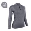 Camiseta Masculina de Manga Longa de Secagem Rápida para Esportes ao Ar Livre, Roupas de Secagem Rápida para Escalada e Corrida, Top Feminino Justo que Absorve a Umidade e Transpira