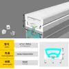 Fita de LED de Silicone Montada na Superfície Embutida Integrada Extrudida Flexível Moldável para Exterior Luz de Tira Macia Tira de Luz à Prova d'Água