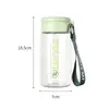 Tazas Populares para Beber Directamente Cuidadosamente Seleccionadas, Gran Capacidad, Anticaídas, con Escala, Adecuadas para Estudiantes, Taza Espacial Portátil Estilo Coreano, Vaso de Agua de Plástico