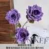 Rosas Manta Artificiales, Flores de Seda Estilo Europeo, Flores Hechas a Mano para Decoración de Salón de Bodas, Arreglos de Pasillo y Flores Artificiales