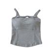 Camisola Irregular Dulce y Picante para Mujer con Diseño Único, Estilo Corto con Copas en el Pecho, Top Tubo para Usar en Capas o como Prenda Exterior
