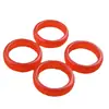 Colgante de Anillo de Resina Geométrica en Capas Imitación Jade con Borlas Materiales para Joyería DIY