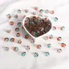 Chapéu Flor de Lírio Bicolor Galvanizado Colorido Acessórios para Corrente de Celular Pulseira Colar Base Flor de Lírio Joias Feitas à Mão DIY