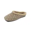 Mules de Camurça Birkenstock 2026 Maillard Outono/Inverno Chinelos Fechados para Mulheres Uso Externo Bolinhas Solado Macio Francês