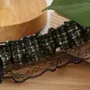 Cinta con Adorno de Encaje a Cuadros Estilo Chanel Lazo Hecho a Mano DIY Accesorios para el Cabello Zapato y Sombrero Caja de Regalo Decoración de Flores Cinta