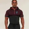 Roupa Fitness Masculina com Estampa de Cruz de Origem Transfronteiriça, Modelagem Slim Fit, Elástica, Secagem Rápida, Manga Longa, Top Skin para Treinamento Esportivo