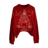 Suéter Redondo com Estampa 3D de Natal Lxk-Sdyt1-6