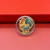 Oro Puro 999 Juego Completo de Doce Colores de Oro del Zodiaco Pegatinas para Teléfono Móvil para Exquisitos Regalos Navideños Shuibeike Mayoreo