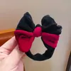 Diademas Elásticas para Niñas, Suaves con el Cabello, Bandas Anchas de Toalla para el Cabello, Alta Elasticidad, Duraderas, Cuerdas para el Cabello con Moño, Accesorios para el Cabello de Año Nuevo