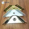 Soporte de ángulo de hierro triangular engrosado de acero laminado en frío por lotes directo de fábrica Ouyu Código de ángulo Código de ángulo para colgar gabinetes Accesorios de ferretería para muebles