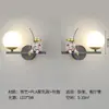 Lámpara de Pared de Astronauta Dormitorio Mesita de Noche Sala de Estar Habitación Infantil Minimalista Moderno Creativo Fondo de Luna Pared Pasillo Escalera Luz