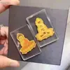 Pegatinas Personalizadas Chapadas en Oro con Contenido de Oro 999, Presentando las Ocho Deidades Guardianas y los Doce Budas y Bodhisattvas del Zodiaco para Teléfonos Móviles