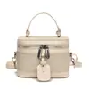 2025 Novo Estilo Elegante Costura Bolsa da Moda Bolsa Transversal Casual Feminina na Moda Estilo Ocidental Bolsa de Ombro Simples
