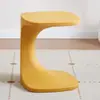 Estilo Cream Popular na Internet Mesa Pequena Mini Mesa de Café de Plástico Mesa Lateral Simples Moderna Mesa de Armazenamento ao Lado da Cama Mesa de Cabeceira Mesa de Cabeceira