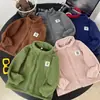 Ropa de Abrigo Otoño e Invierno 2026 Estilo Nuevo Rantuó para Niñas, Sudadera de Forro Polar Doble Cara para Niños Pequeños, Imprescindible para los Conjuntos de Niños, Transfronterizo