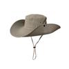 Sombrero de vaquero occidental para mujer, sombrero de pescador de ala ancha de verano, impermeable, de secado rápido, protector solar, para exteriores, senderismo, para hombre.