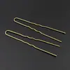 Acessórios de cabelo antigos galvanizados que não desbotam para DIY, grampo de cabelo, garfo de cabelo em forma de U de liga, pente, corpo de grampo de cabelo manual com movimento de balanço