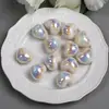 Dingyi K20-K26 Luna Fría Corazón Colorido Acrílico Galvanizado Agujero Recto Cuentas Sueltas Pulsera DIY Hecha a Mano Accesorios de Joyería