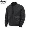 Jaqueta de Voo Masculina Nova 2024 Primavera e Outono Gola Alta Corta-vento Tamanho Plus Casual Moda Masculina 8861