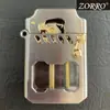 Zorro Zorro 786 Mecha Cibernético Tanque de Aceite Transparente Mecanismo de Balancín Semiautomático Encendedor de Queroseno Clásico Auténtico Al por Mayor
