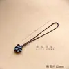 Diseño Original Cuerda Tejida a Mano Versátil Colgante Estilo Chino Marcador de Libros Colgante Bodhi Colgante para Teléfono Móvil Botón de Presión para Ropa Calabaza