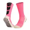 Calcetines Deportivos de Fútbol para Hombre con Suela de Toalla y Goma, Puntos Antideslizantes, Absorbentes de Sudor, Transpirables, Estilo Flecha