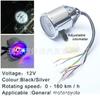 Motocicleta modificada transfronteriza instrumento retro odómetro medidor de código velocidad mecánica luz LED indicando luz alta neutro