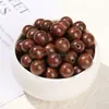 Jingdian Jewelry Contas Soltas de Madeira, Contas Redondas de Sândalo Dourado, Joias Artesanais DIY, Contas de Oração Budistas, Produtos Semi-acabados