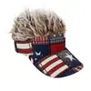 Gorra para Peluca Artificial de Amazon Transfronteriza Gorra Conmemorativa del 250 Aniversario de la Bandera Estadounidense Gorra de Béisbol Protector Solar de Moda Personalizado