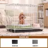 Jaula para Perros Teddy Especial para el Hogar Casa de Metal para Perros Tipo Plegable Espacio Grande Interior Jaula para Perros Medianos y Pequeños Jaula Valla para Mascotas