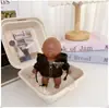 Natasha 14cm Muñeca Negra Pequeña Ropa para Muñeca Celebridad de Internet Artículo Popular Muñeca para Aliviar el Estrés Conjunto Natasha Chaqueta Pantalones