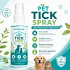 KineShineX Spray Repelente de Carrapatos para Pets 50ml Universal para Cães e Gatos Spray Repelente de Insetos Proteção ao Ar Livre