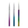 Lápiz para línea de arte de uñas, lápiz para trazos finos, lápiz Goulet, lápiz para pintura de color extrafino, lápiz para trazos con pegamento de un solo color.