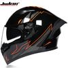 Casco para motocicleta eléctrica JIEKAI JIEKAI para hombre y mujer, casco integral, doble visor, cobertura total, moto de calle, Bluetooth, universal para las cuatro estaciones