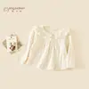 Camiseta de Otoño para Niña 2026 Nueva Moda Manga Larga para Niños, Estilo Primavera y Otoño, Ropa Cómoda Estilo Coreano para Bebés Niñas