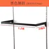 Tarjeta para exhibidor de tienda de ropa un pilar colgar ropa colgar ropa interior sujetador exhibidor de tienda tubo redondo de acero inoxidable colgante lateral