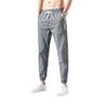Pantalones de Seda de Hielo para Hombre 2025 Delgados Moda Coreana Delgados Sueltos Cortos Deportivos Secado Rápido Aire Acondicionado Casuales