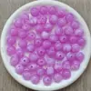 Contas Redondas Acrílicas Perfuradas Coloridas 12mm Transfronteiriças Europeias e Americanas Contas Soltas Corrente de Celular DIY Colar Pulseira Acessórios de Joias