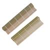 ¡Guau! Esterilla de Sushi de Cuero Verde Hecha a Mano Personalizada 24*24, Utensilios para Sushi, Utensilios de Cocina Japoneses Antiadherentes al por Mayor