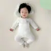 Ropa para Bebé Pijamas de Otoño para Prevenir Resfriados Conjunto de Ropa de Otoño para Bebé de 1 Año Categoría de Terciopelo Alemán a Pantalones de Otoño de Cintura Alta con Protección para el Vientre