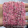 Cuentas Cuadradas de Amatista Natural de 3*3mm Cuentas Espaciadoras Cuadradas de Piedra Ojo de Tigre Cuentas para Pulsera Accesorios para Joyería DIY