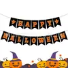 Conjunto de Bandeiras Temáticas de Halloween Suprimentos para Decoração de Festa Banner Guirlanda Montagem de Cena Feito Sob Medida